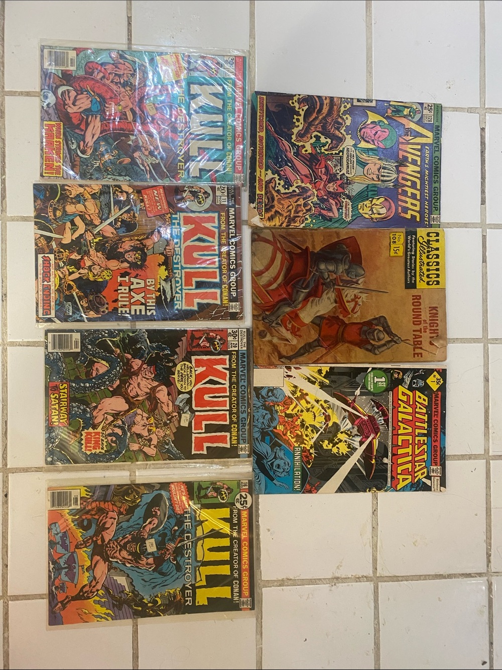 Vintage Comic Book Lot โ Assorted Covers with Colorful Artwork